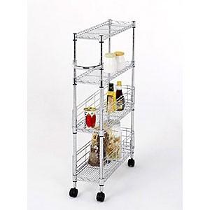 19 ワゴン4段20W W195×D595×H940 フィールシリーズ MD2090-4W 1238