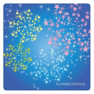 デザイン紙コースター サマーフェスティバル星 No.938 100枚入 9383