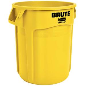 ラバーメイド Vented BRUTE 丸型コンテナ 76L 黄 FG262000YEL 0086876013474
