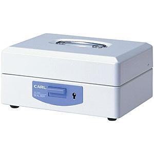 カール事務器 スチール印箱 中 科目印80個収納 印鑑収納ケース