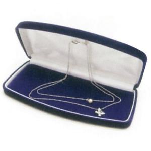 ネックレスケース FL/N 紺：紺：白 No.6387 ×12セット