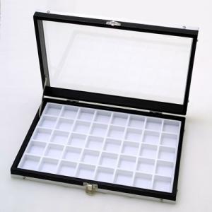 ガラスアルミケースM 30mm角ルースケース用 黒：白 No.9817