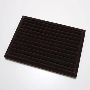 接客リングトレイ 11ロール 茶 No.9697