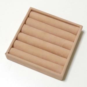 布貼り小トレイ インサイド ／リング ベージュ No.10085