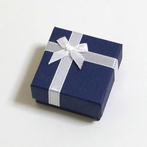 リボンボックス リングS 紺：白：白 No.8741 ×12セット