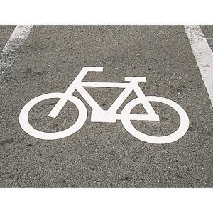 路面標示サインマークテープ 自転車 103003 154006