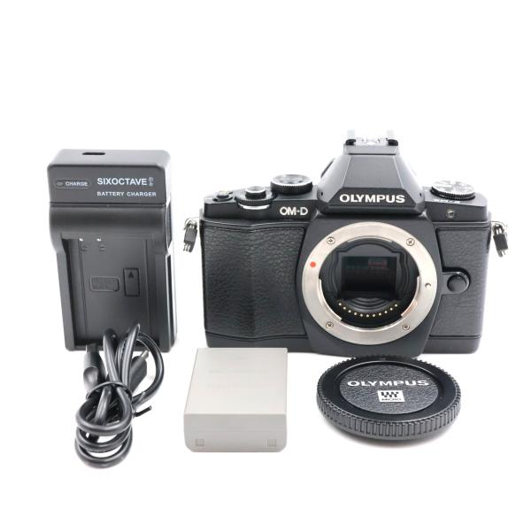 シャッター数18007枚 OLYMPUS OM-D E-M5 ボディ エリートブラック ミラーレス一...