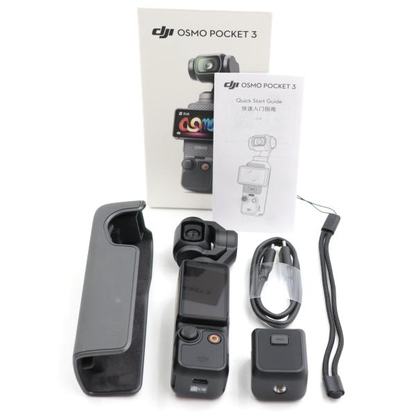 DJI Osmo Pocket 3 vlogカメラ 3軸スタビライザー ジンバルカメラ アクションカ...