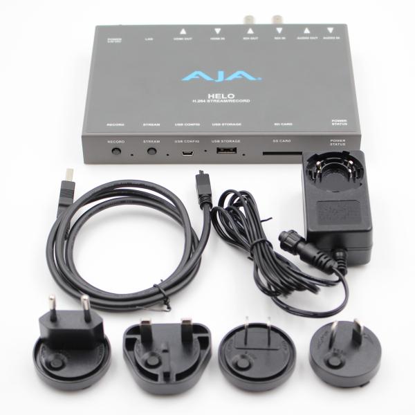 HELO AJA Video Systems H.264レコーディング ストリーミング エイジェイエ...
