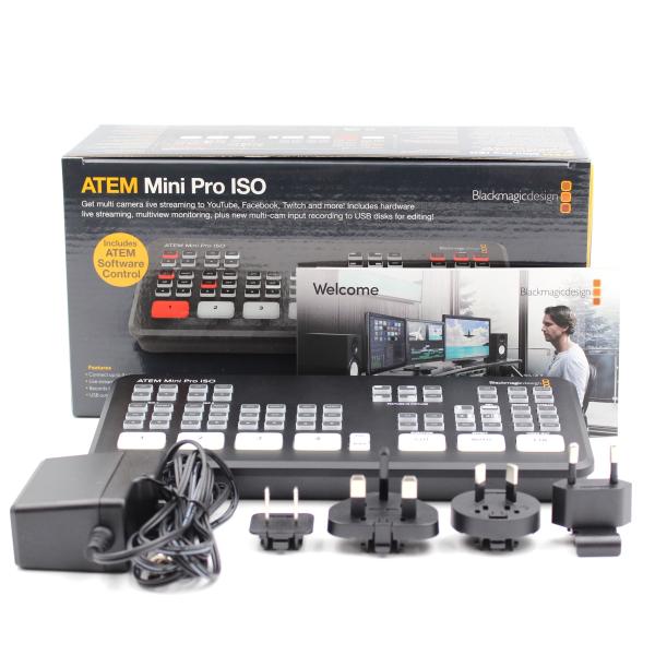 Blackmagic Design ATEM Mini Pro ISO ライブプロダクションスイッチ...