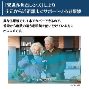 新感覚の老眼鏡 ミエルPro べっ甲柄ブラウン...の詳細画像3