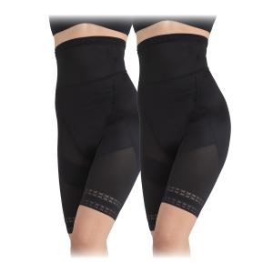 くわばたりえ×芦屋美整体骨盤ショーツ　プレミアム　2枚セット　ブラック×ブラック