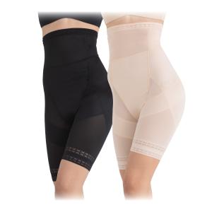 くわばたりえ×芦屋美整体骨盤ショーツ　プレミアム　2枚セット　ブラック×ピンクベージュ