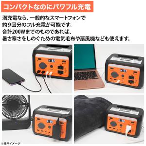 ソーラーパネル付きポータブル電源 パワーバンク...の詳細画像5