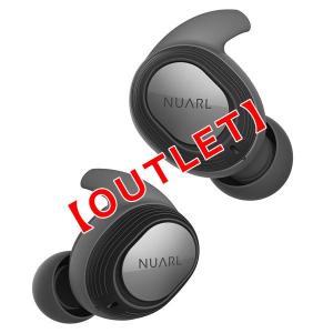 アウトレット【公式ストア】NUARL NT100 IPX7防水/4h再生/マイク付/軽量4g//Bluetooth5/左右独立ステレオ/完全ワイヤレスイヤホン(ブラック)
