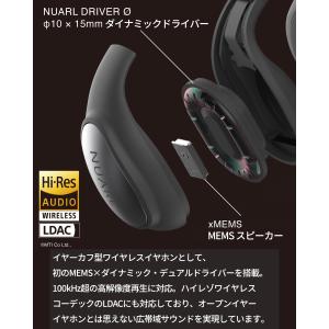 NUARL νClip ワイヤレスイヤホン 耳...の詳細画像3