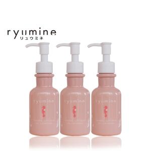 120ml シルクソルト配合 ryumineジェルクレンジング ×3本セット★メイクオフと同時にミネラルマッサージ ★メイクオフと同時にミネラルマッサージ