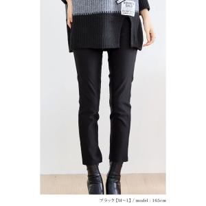ストレート パンツ レディース 美脚 ストレッ...の詳細画像5