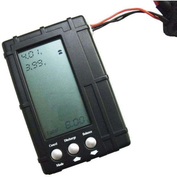 リポバッテリー チェッカー (lipoバッテリーオールディスプレイ モニター)　2セル(7.4V)〜...