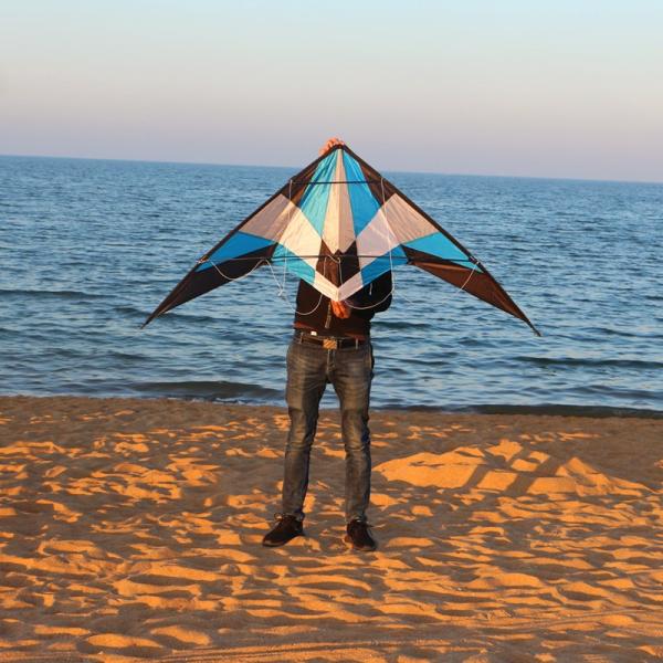 カイト 凧 凧揚げ / スタント アクロ スポーツ カイト180cm ●ブルー 送料無料