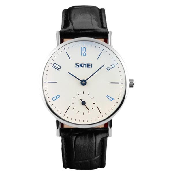 ミニマムデザイン シンプル 3針 スモールセコンド/ユニセックス メンズレディース 男性 女性 クォ...