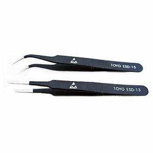 精密ステンレス　ピンセット　(２タイプセット)【送料無料】