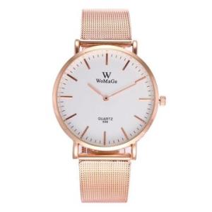超薄型 ミニマムデザイン シンプル 2針 /WOMAGE699　メンズ　レディース クォーツ腕時計 ...
