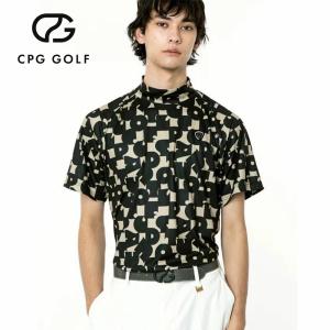 CPG GOLF メンズ ゴルフ 半袖 モックネック トップス カットソー CPG