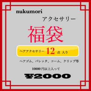 福袋 ヘアアクセサリー ヘアゴム バレッタ クリップ ヘアコーム 12点福袋 レディース ヘアアクセサリー