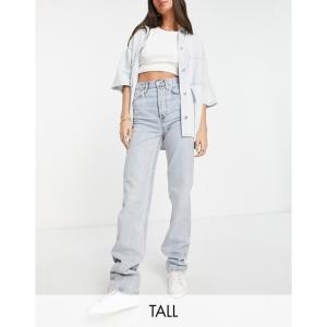 トップショップ (Topshop Tall) レディース ジーンズ・デニム ボトムス・パンツ Kort Jeans In Bleach (ライトブルー)｜nul-select