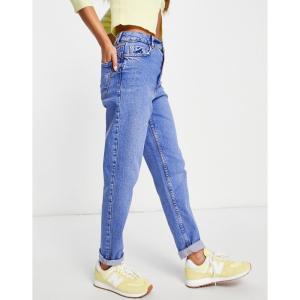 ニュールック (New Look) レディース ジーンズ・デニム ボトムス・パンツ Waist Enhance Mom Jeans In Blue (ブルー)｜nul-select