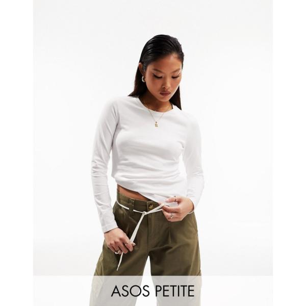 エイソス (ASOS Petite) レディース 長袖Tシャツ トップス Petite Ultima...