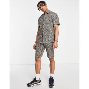 ディッキーズ (Dickies) メンズ ショートパンツ ボトムス・パンツ Silver Firs Leopard Print Shorts In Multi (マルチカラー)｜nul-select