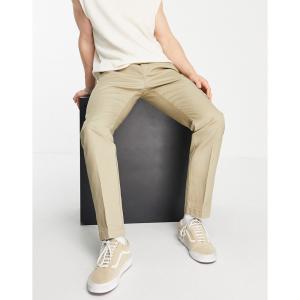ディッキーズ (Dickies) メンズ スキニー・スリム ボトムス・パンツ 872 Work Trousers In Khaki Slim Fit (ベージュ)｜nul-select