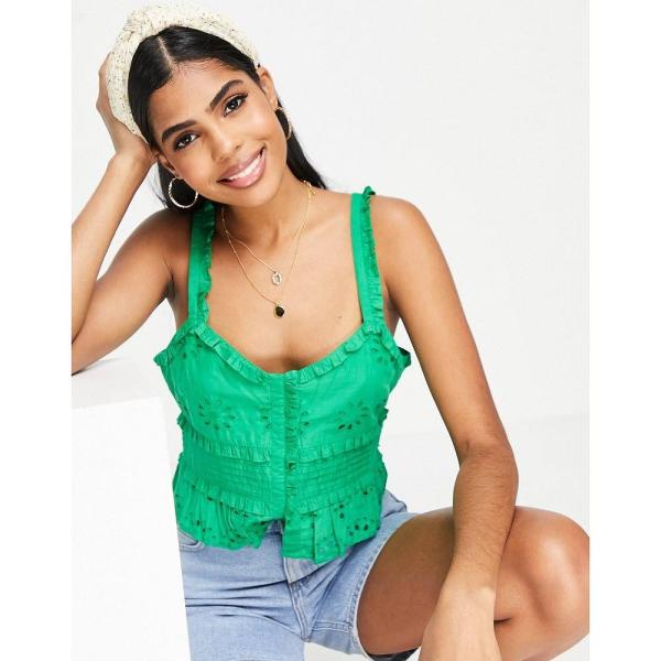 トップショップ (Topshop) レディース スリップ・キャミソール インナー・下着 Broder...