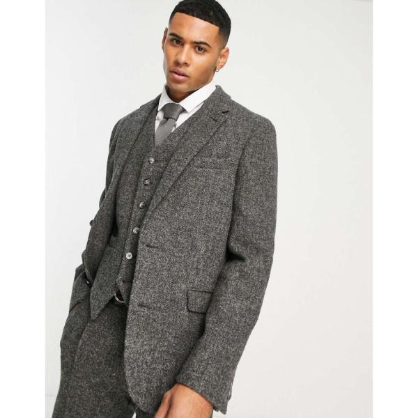 ノア (Noak) メンズ スーツ・ジャケット Harris Tweed Slim Suit Jac...