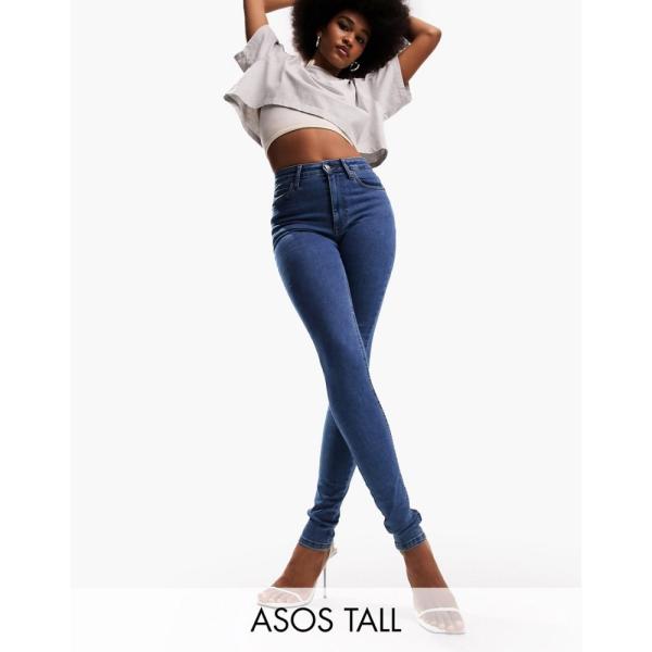 エイソス (ASOS DESIGN) レディース ジーンズ・デニム ボトムス・パンツ Tall Sk...