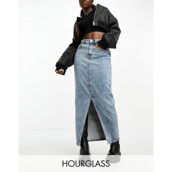 エイソス (ASOS DESIGN) レディース ひざ丈スカート スカート Hourglass De...