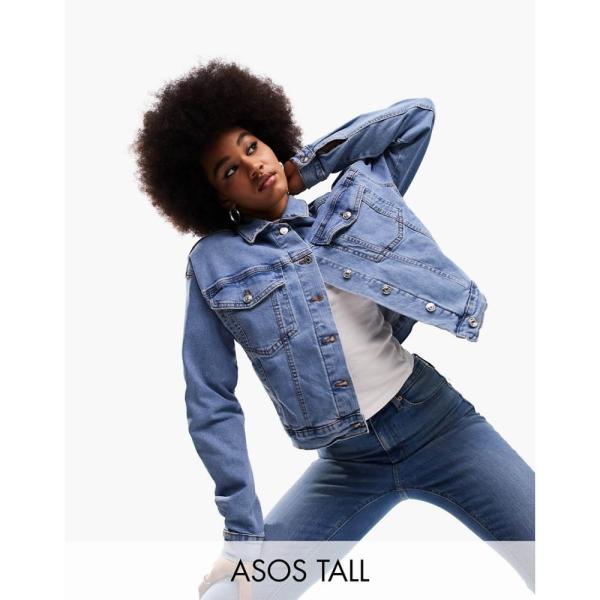 エイソス (ASOS Tall) レディース ジャケット アウター Tall Western Den...