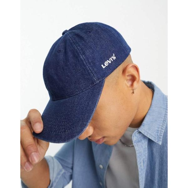 リーバイス (Levi&apos;s) メンズ キャップ 帽子 Cap In Navy Blue With S...