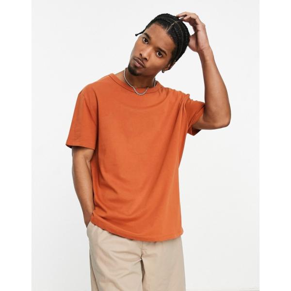 エイソス (ASOS DESIGN) メンズ Tシャツ トップス Relaxed Heavyweig...