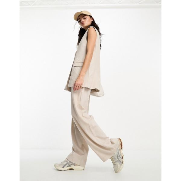 エイソス (ASOS DESIGN) レディース ボトムス・パンツ Pleated Wide Leg...