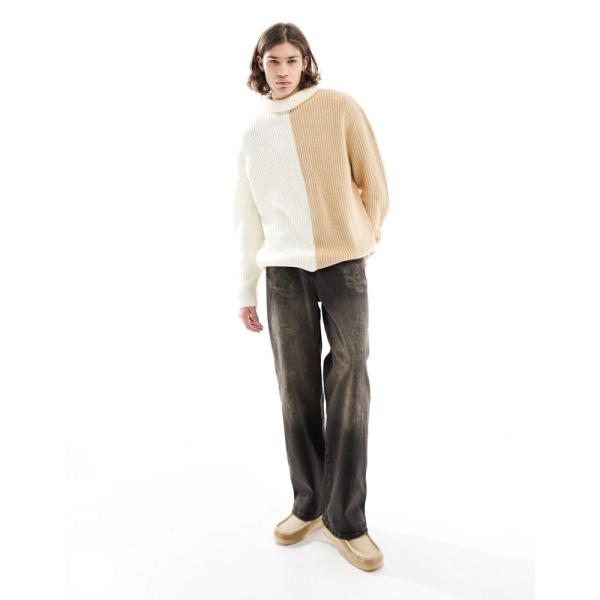 エイソス (ASOS DESIGN) メンズ ニット・セーター トップス Knitted Relax...