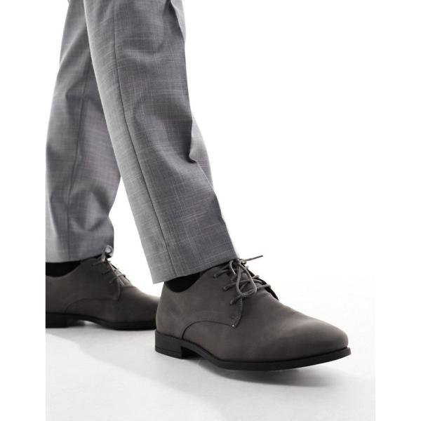 ニュールック (New Look) メンズ シューズ・靴 Smart Shoe In Grey (ダ...