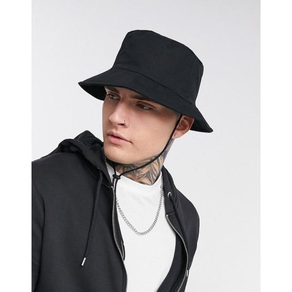 エイソス (ASOS DESIGN) メンズ ハット 帽子 Wide Brim Safari Buc...