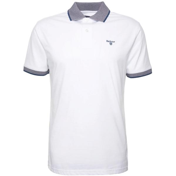 バブアー (Barbour) メンズ ポロシャツ Cornsay Polo Shirt (White...
