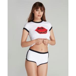 エージェントプロヴォケイター (Agent Provocateur) レディース ショーツのみ インナー・下着 Janette Pyjama Briefs (White/Red/Black)｜nul-select