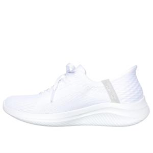 スケッチャーズ (Skechers) レディース スリッポン・フラット シューズ・靴 Slip-Ins Ultra Flex 3.0 - Brilliant (Triple White)｜nul-select