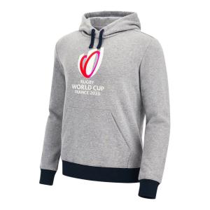 マクロン (Macron) メンズ パーカー トップス Rugby World Cup Logo Hoodie (Grey)｜nul-select