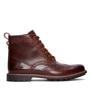 クラークス (Clarks) メンズ ブーツ シューズ・靴 Westcombe Sn00 (Brown Leather)｜nul-select